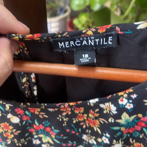 J Crew Mercantile Long Sleeve Floral Tunic Dress - Picture 2 of 5